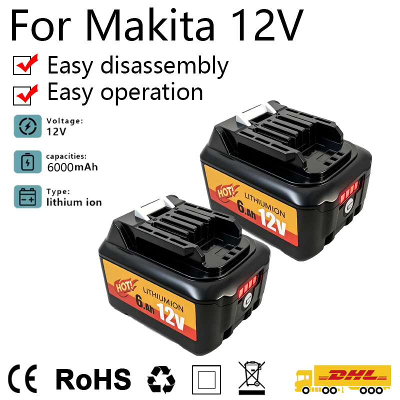 Аккумулятор Li-Ion 10.8V 12V 6 – обзор и цена Makita Drill Hp1640